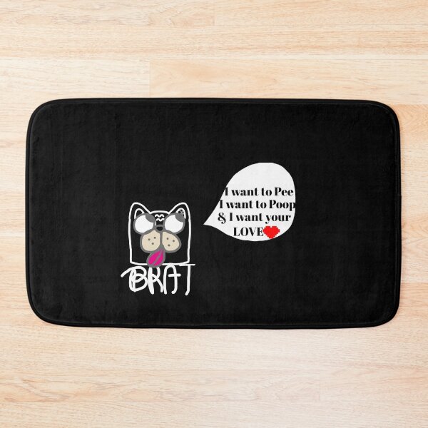 Item preview, LaMaisonOfMY MY BRAT BULLDOG COLLECTION No.5 BRAT THOUGHTS BLACK WHITE ED designed and sold by LaMaisonOfMY.