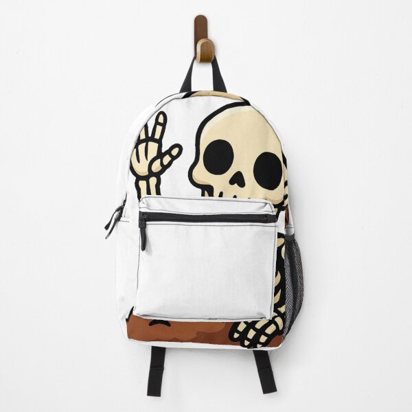 Item preview, Halloween Skeleton Cartoon Rising from Grave Spooky Cute Scary Funny Bone Character Creepy Horror Clipart Design Illustration designed and sold by Mimoshi ⭐⭐⭐⭐⭐.