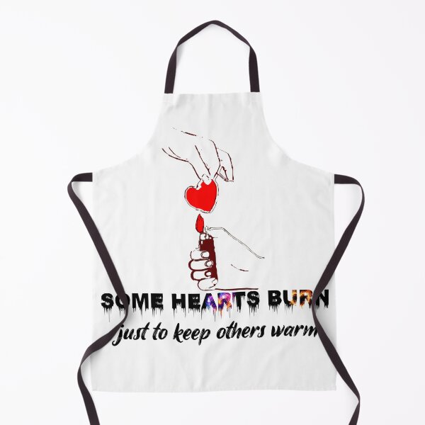 Item preview, Some Hearts Burn – Emotional Love & Sacrifice Typography Design designed and sold by essenthreads.