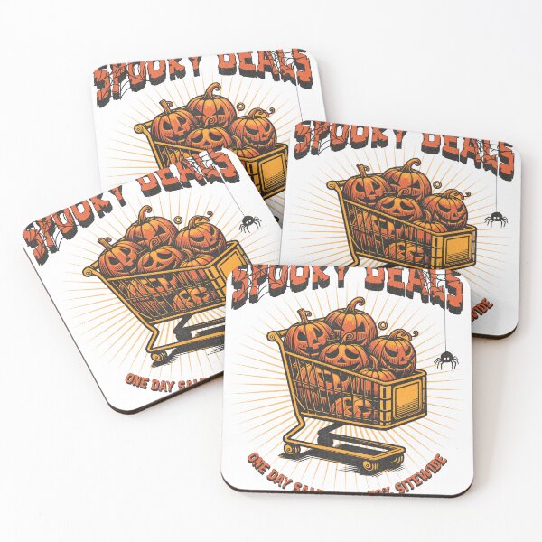 Item preview, Spooky Deals Halloween Shopping – Pumpkin Cart Design designed and sold by nafsia 1.