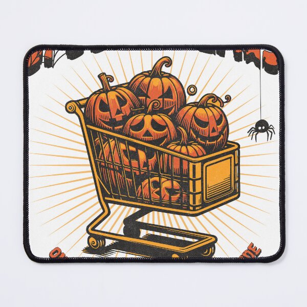 Item preview, Spooky Deals Halloween Shopping – Pumpkin Cart Design designed and sold by nafsia 1.