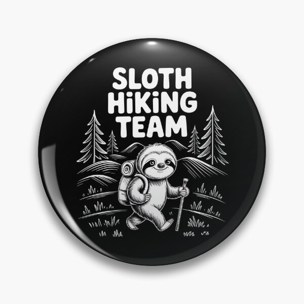 Item preview, Funny Sloth Hiking - This funny sloth hiking gift is perfect for hikers, campers, nature lovers, and anyone who enjoys humor, mountains, and lazy outdoor adventures. designed and sold by ZyziowskyArt.