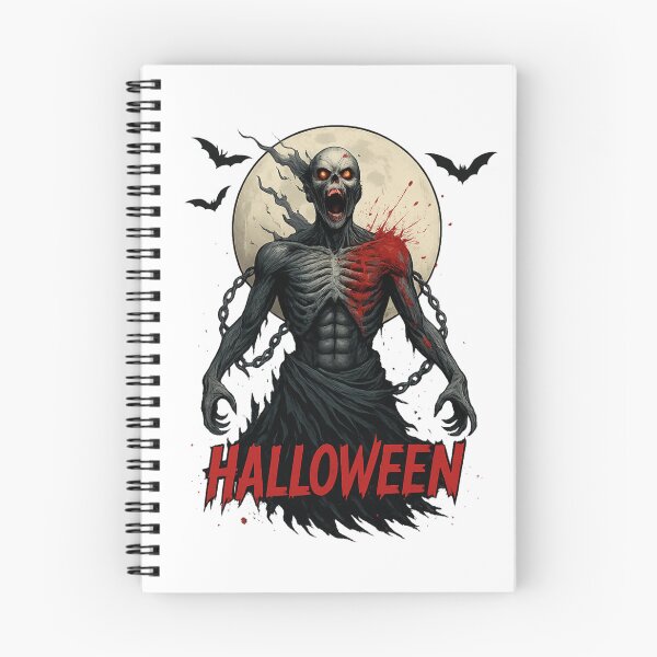 Item preview, Halloween Skeleton Reaper with Moon and Bats – Dark Horror Design designed and sold by Trendora Studio.