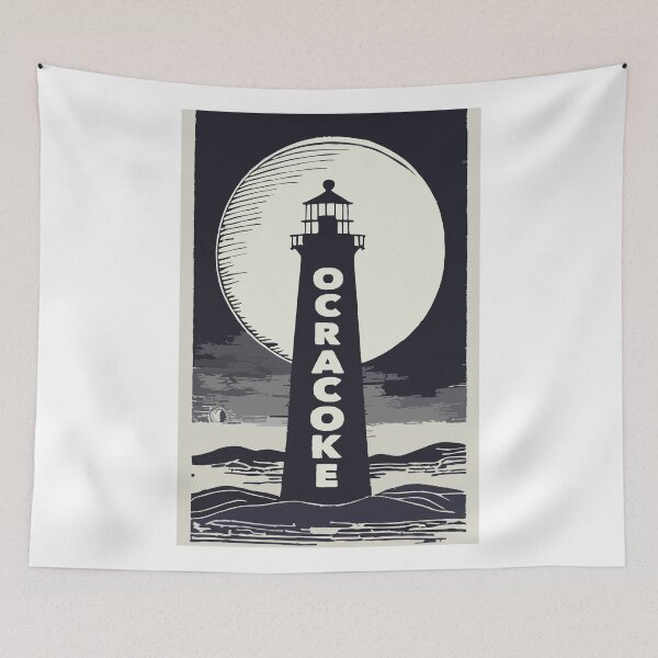 Item preview, Ocracoke Lighthouse North Carolina Moon designed and sold by Esskay Designs.