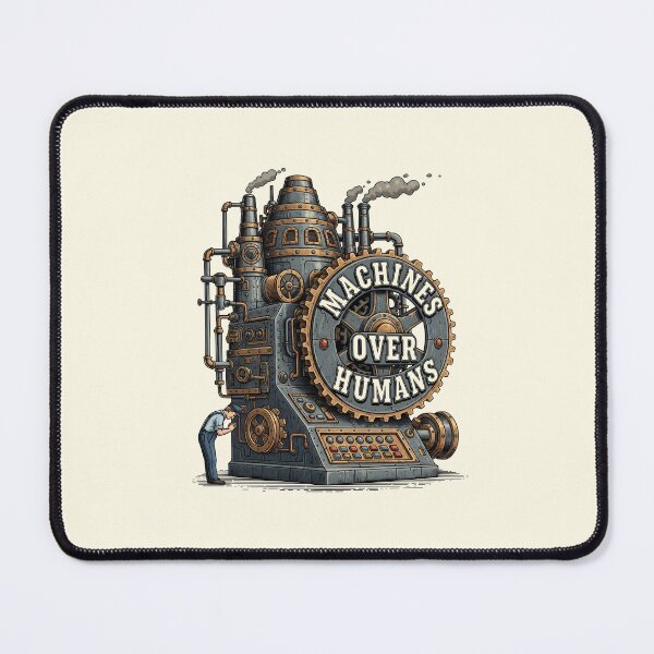 Item preview, Machines over humans designed and sold by musthavewords.
