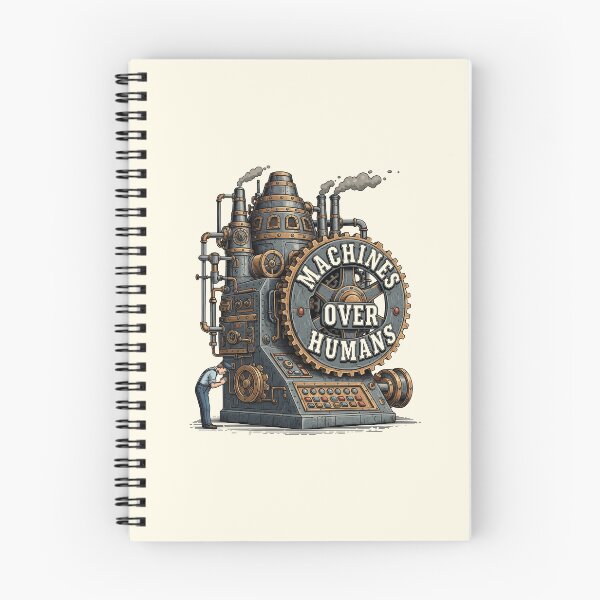 Item preview, Machines over humans designed and sold by musthavewords.