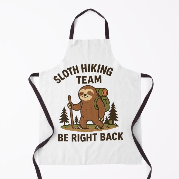 Item preview, Sloth Hiking Team – Be Right Back | Funny Sloth T-Shirt designed and sold by suszak24.