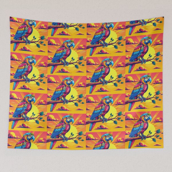 Item preview, Colorful cute robotic parrot  designed and sold by Dogandesighn.