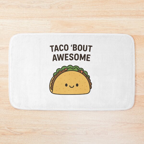 Item preview, Taco 'Bout Awesome – Funny Taco Pun Design designed and sold by SlomianyPisarz.