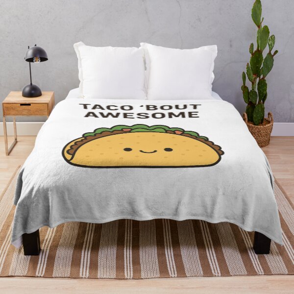 Item preview, Taco 'Bout Awesome – Funny Taco Pun Design designed and sold by SlomianyPisarz.