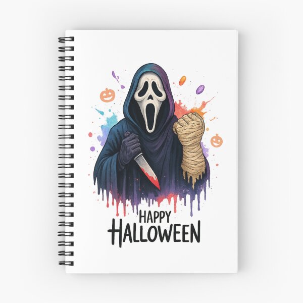 Item preview, Scary Ghostface Halloween Design with Egyptian Mummy Hand designed and sold by Trendora Studio.