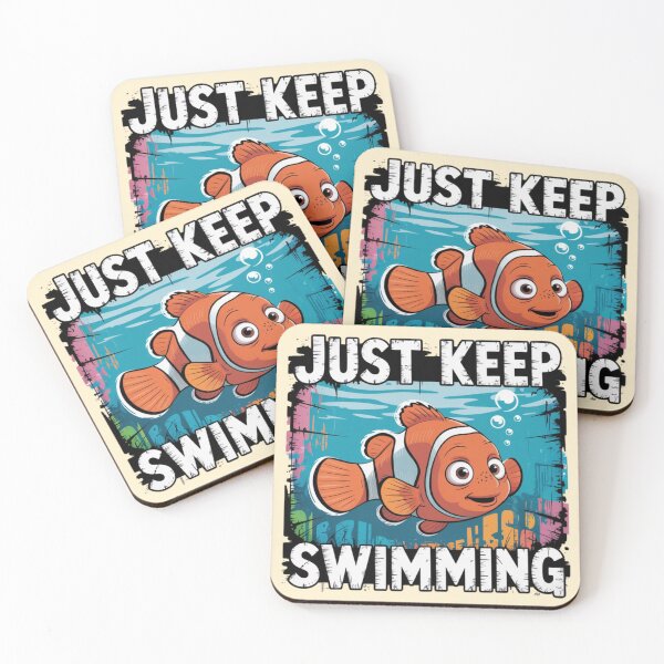Item preview, Finding Nemo - Just Keep Swimming designed and sold by 123ks.