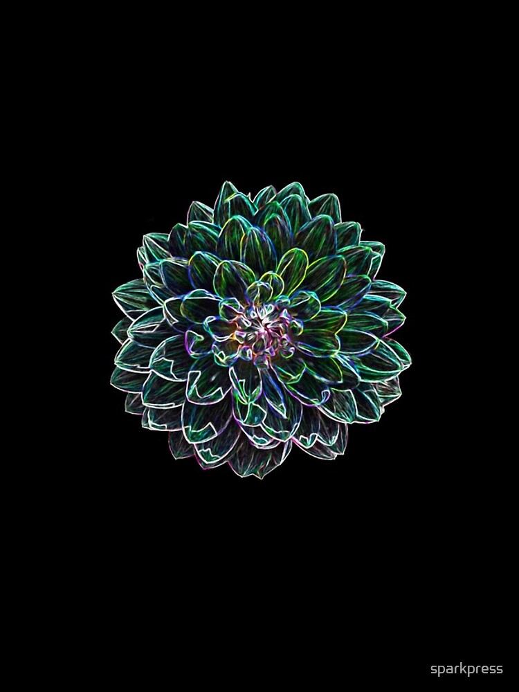 Rave Flower by sparkpress