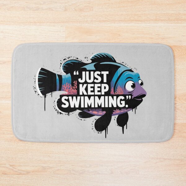 Item preview, Fish - Just Keep Swimming designed and sold by 123ks.