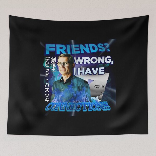 Item preview, Roblox Friends to Connections Meme designed and sold by Aerodin.