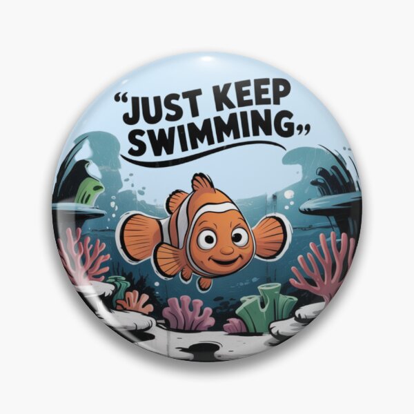 Item preview, Finding Nemo - Just Keep Swimming designed and sold by 123ks.