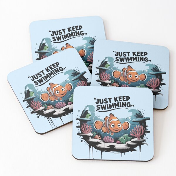 Item preview, Finding Nemo - Just Keep Swimming designed and sold by 123ks.