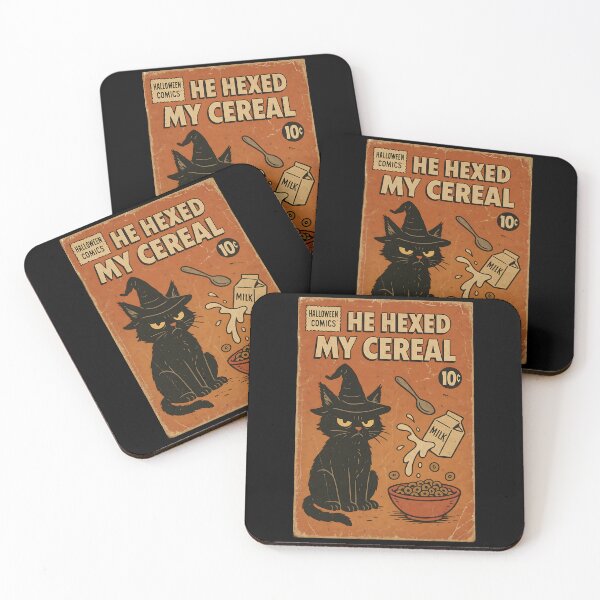 Item preview, Witchy Cat: He hexed my cereal designed and sold by bapupa.