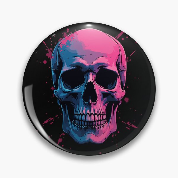 Item preview, Neon Skull – Colorful Skull designed and sold by Hans-Design.