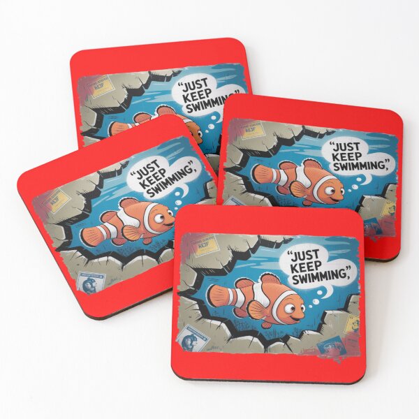 Item preview, Finding Nemo - Just Keep Swimming designed and sold by 123ks.
