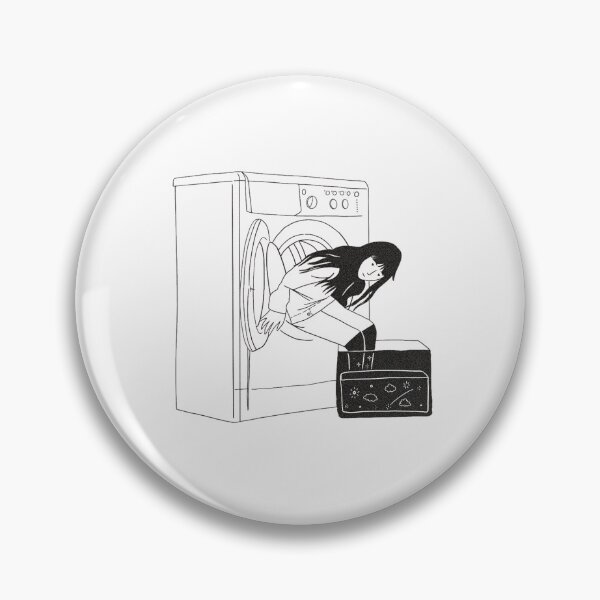 Item preview, Girl with washing machine designed and sold by JannymyGallery.