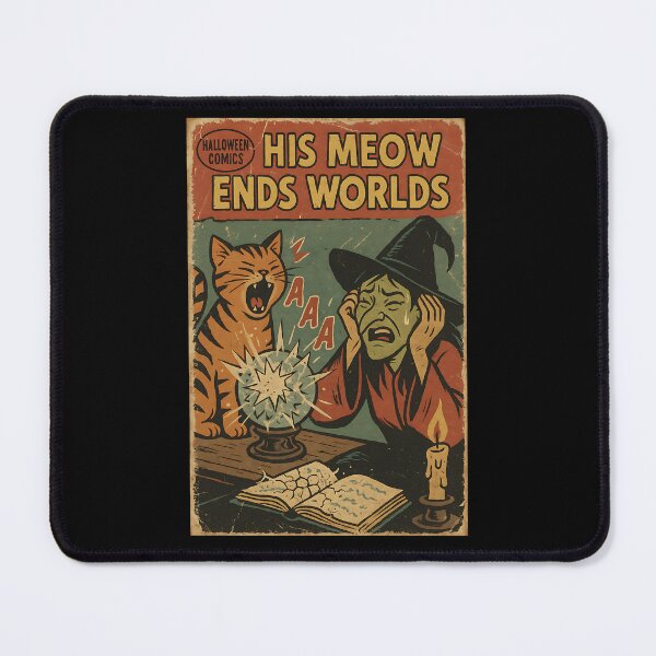 Item preview, Witchy Cat: His meow ends worlds designed and sold by bapupa.