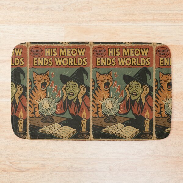 Item preview, Witchy Cat: His meow ends worlds designed and sold by bapupa.