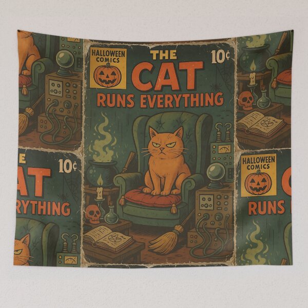 Item preview, Witchy Cat: The cat runs everything designed and sold by bapupa.