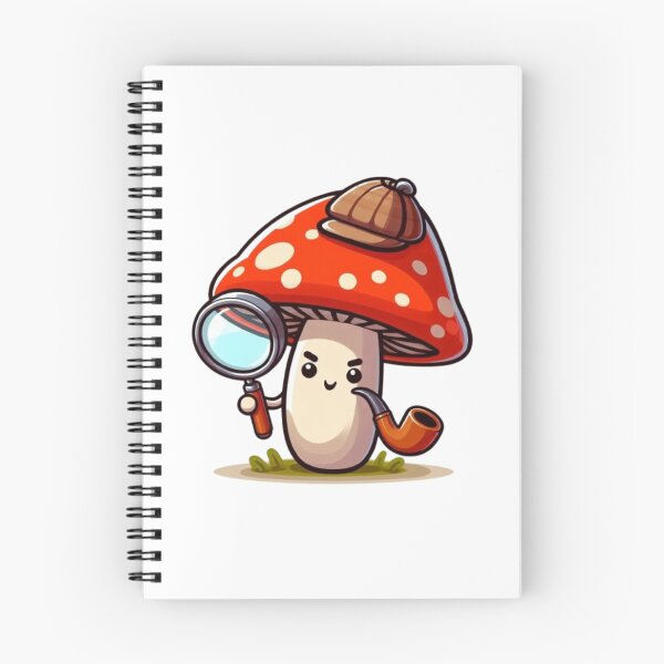 Item preview, Detective Mushroom designed and sold by DibuHumor.
