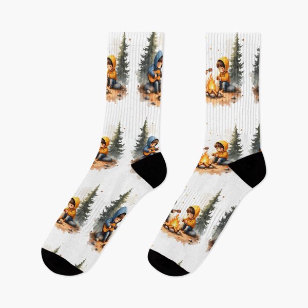 Item preview, Boy and Girl by Campfire – Playing Guitar Under the Stars designed and sold by pixeldizajn.