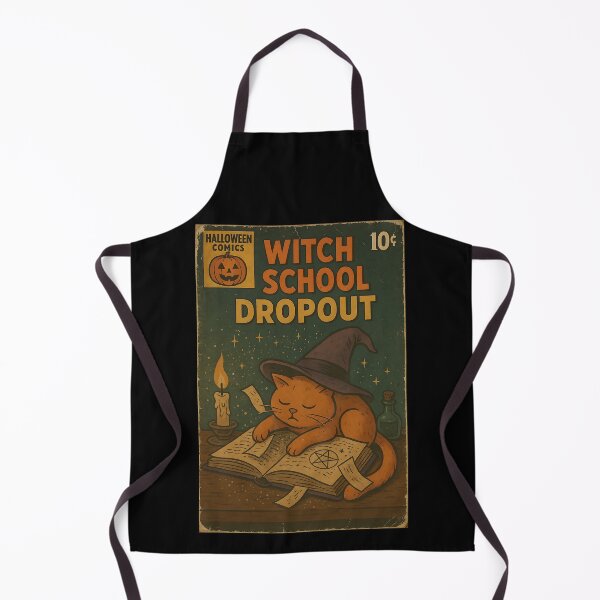 Item preview, Witchy Cat: Witch school dropout designed and sold by bapupa.