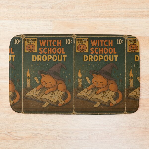 Item preview, Witchy Cat: Witch school dropout designed and sold by bapupa.