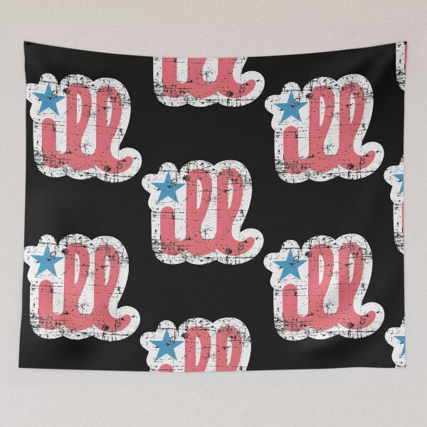 Item preview, ILL Vibes Star Distressed Retro Look designed and sold by RomayneMoskop1.