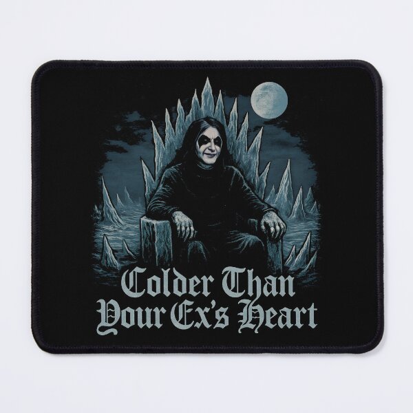 Item preview, Black Metal Design Colder Than Your Ex's Heart designed and sold by Krossgor.