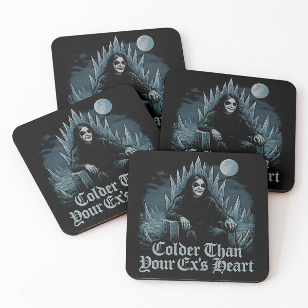 Item preview, Black Metal Design Colder Than Your Ex's Heart designed and sold by Krossgor.