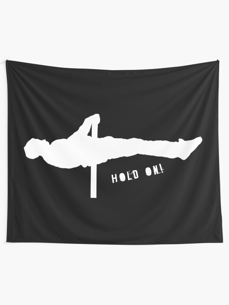 Alternate view of Hold on! Tapestry