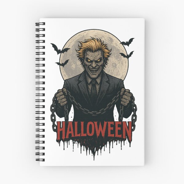 Item preview, Evil Dark Leader with Moon and Chains – Scary Halloween Design designed and sold by Trendora Studio.