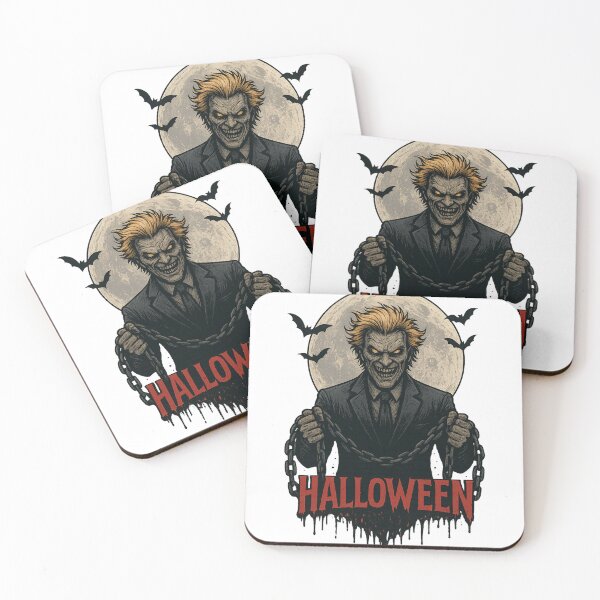 Item preview, Evil Dark Leader with Moon and Chains – Scary Halloween Design designed and sold by Trendora Studio.