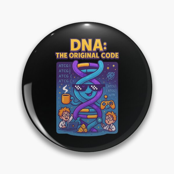 Item preview, DNA: The Original Code – Geeky Biology & Coding Pun designed and sold by WittyLabs.