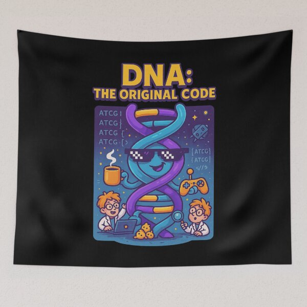 Item preview, DNA: The Original Code – Geeky Biology & Coding Pun designed and sold by WittyLabs.