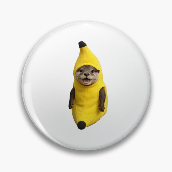 Item preview, Banana otter funny weird prank meme cute happy christmas birthday gift  designed and sold by CheeseBlueprint.