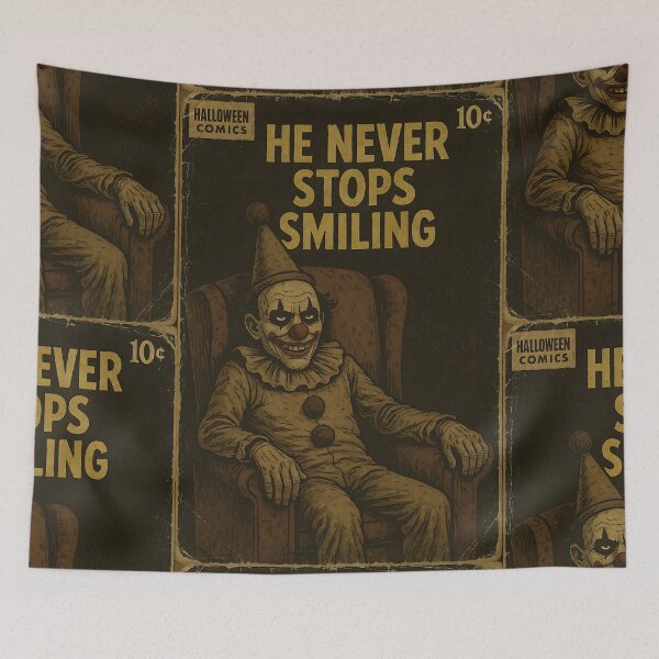 Item preview, Creepy Clown: He never stops smiling designed and sold by bapupa.
