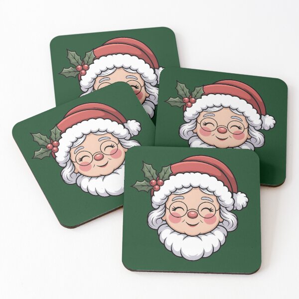 Item preview, Cute Kawaii Mrs. Claus Christmas Illustration Art designed and sold by lalasine.story.
