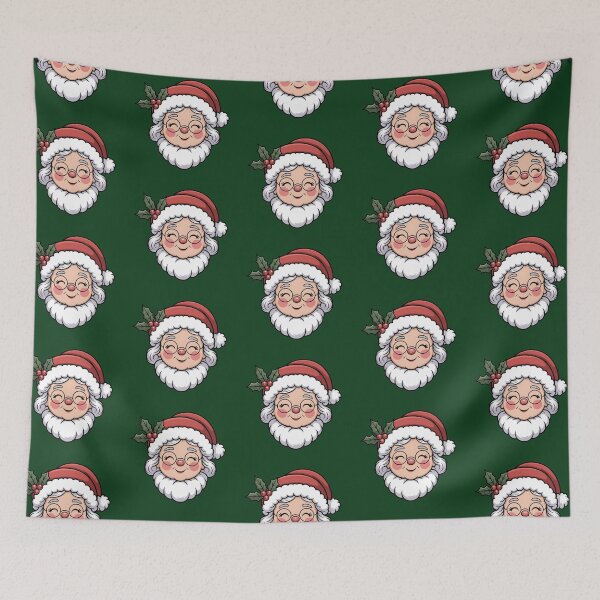 Item preview, Cute Kawaii Mrs. Claus Christmas Illustration Art designed and sold by lalasine.story.