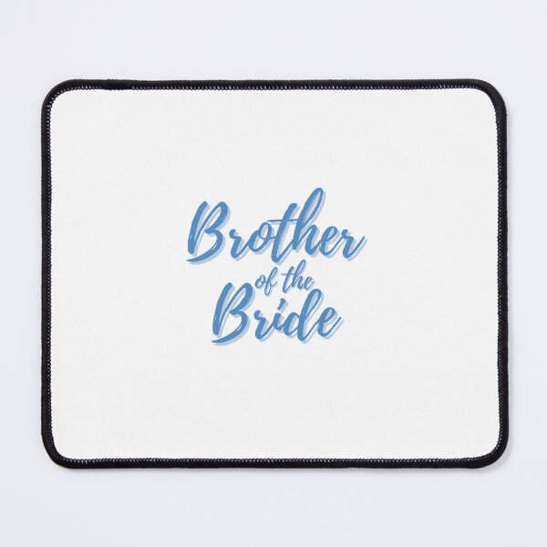 Item preview, Stylish Blue Script Brother of the Bride designed and sold by DixieGirlStudio.