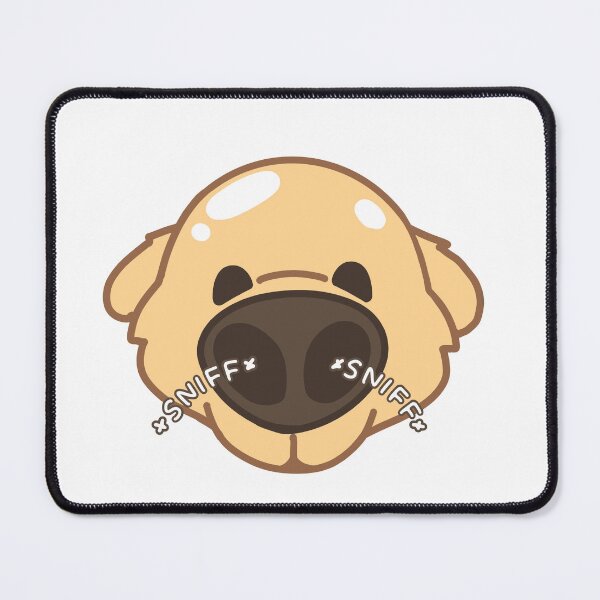 Item preview, Cute Cartoon Dog Nose Sniffing designed and sold by BaldyBogBog.