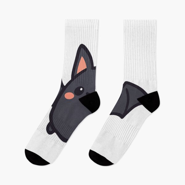 Item preview, Cute Kawaii Happy Smiling Bat with Wide Open Wings Adorable Spooky Halloween Cartoon Style Chibi Animal Character designed and sold by Mimoshi ⭐⭐⭐⭐⭐.