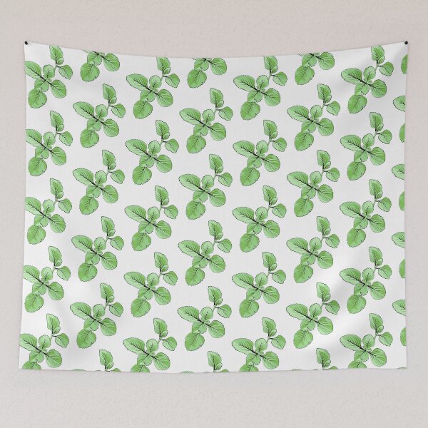 Item preview, Botanical Vector Illustration of Fresh Green Oregano Plant designed and sold by jayson salvador.