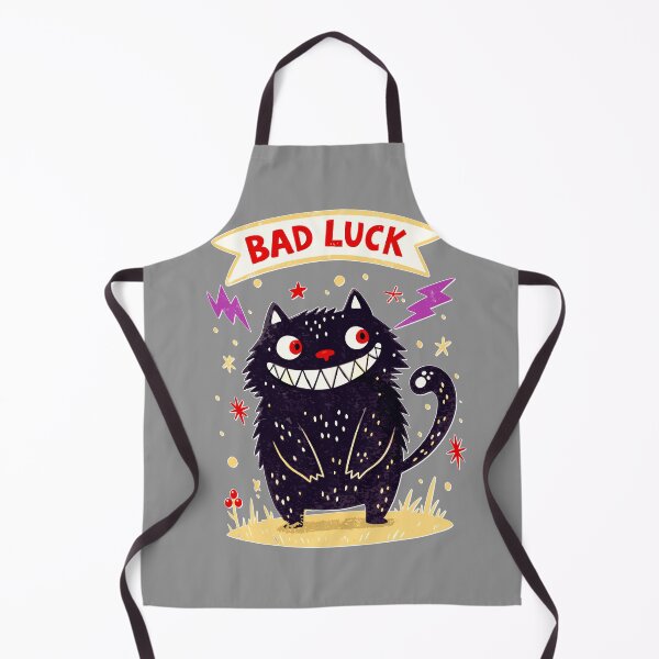 Item preview, Bad Luck Black Cat – Funny Halloween Cartoon Design designed and sold by VikArtStudio.
