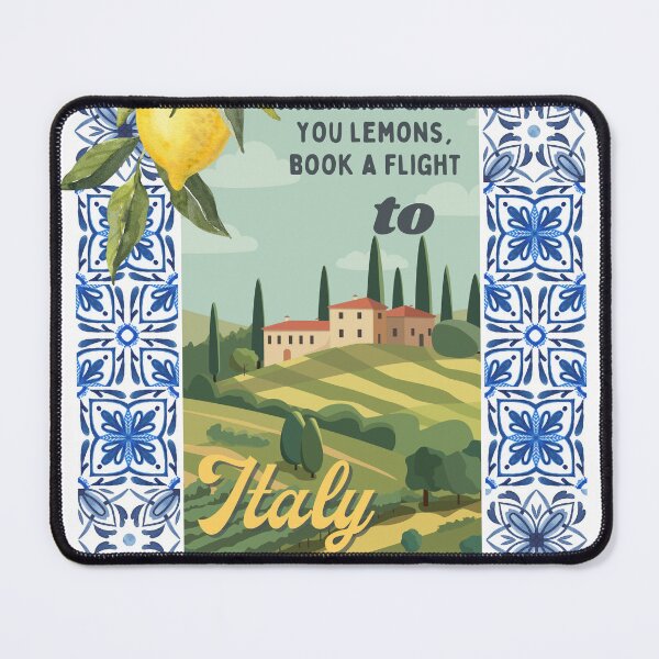 Item preview, When Life Gives You Lemons – Tuscany Travel Vibes designed and sold by MediTerraJoy.